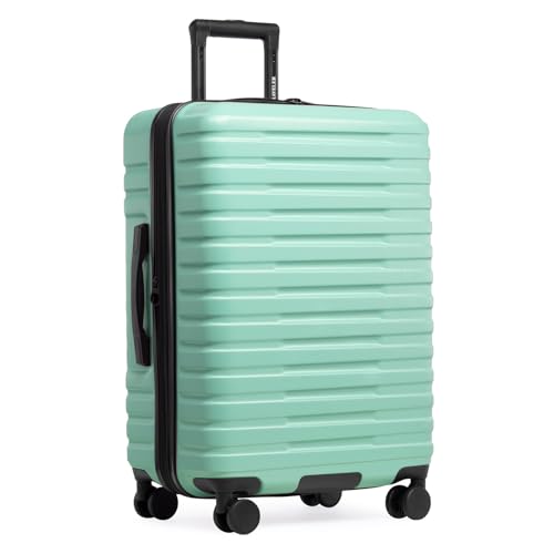 Boren Expandable Hardside Rugged Travel Luggage with 8 Spinner Wheels