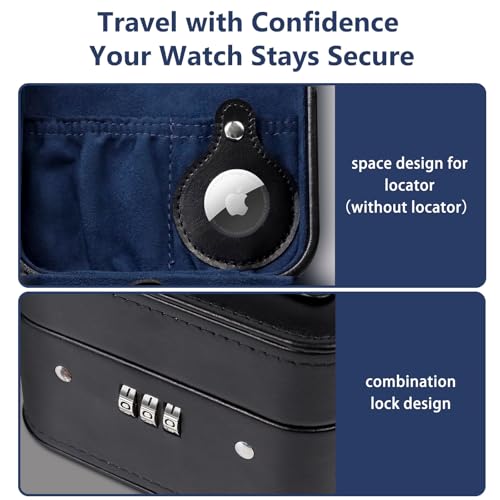 Watch Travel Case with Combination Lock