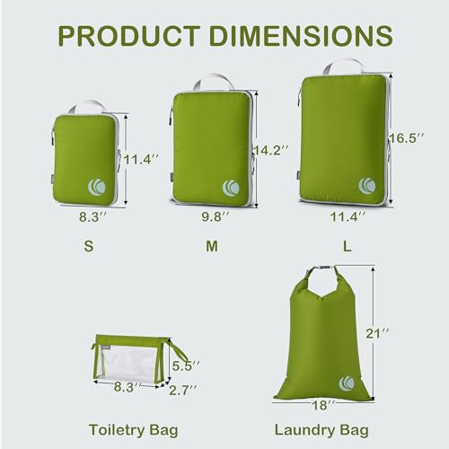 Compression Packing Cubes for Travel