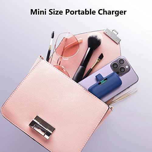 2 Pack] Mini Portable Charger 5000mAh Power Bank