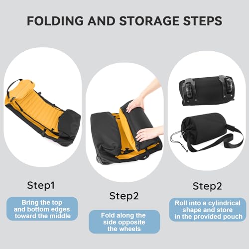 85L 29“ Foldable Rolling Backpack with Wheels
