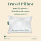 800 Fill Power European Goose Down Travel Pillow