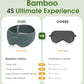 Bamboo Cotton Large Sleep Mask with Bluetooth Wireless Headphones