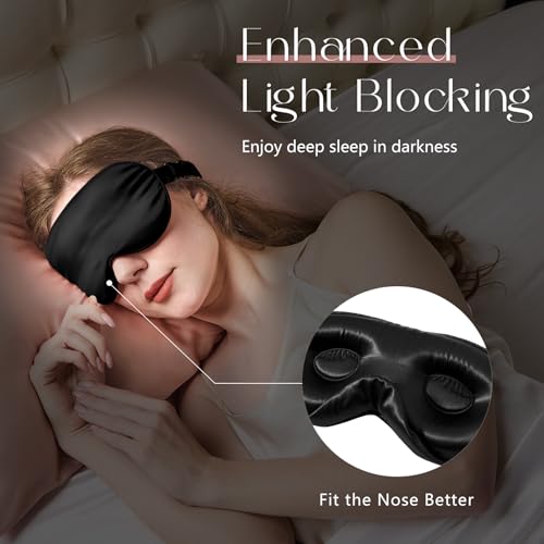 Adjustable 3D 22 Momme 100% Mulberry Silk Sleep Mask