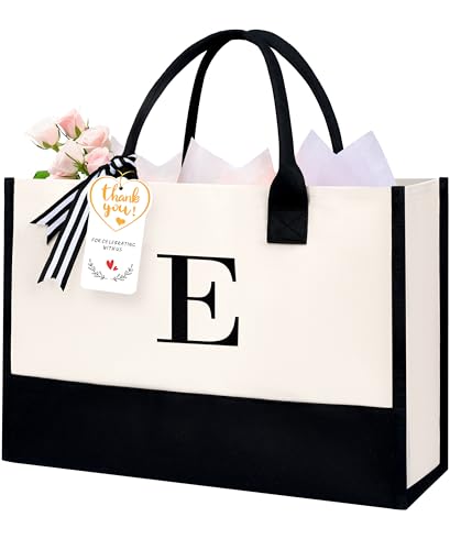 Initial Tote Bag