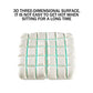 Leather Car Memory Foam Heightening Seat Cushion for Short People Driving