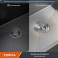 14 x 14 Inch Gloss Black Undermount Kitchen Sink