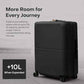 Checked Expandable Suitcase