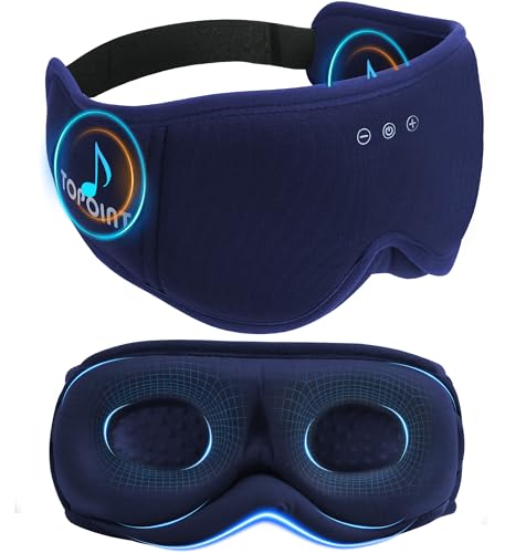 Sleep Mask with Headphones Bluetooth 5.4
