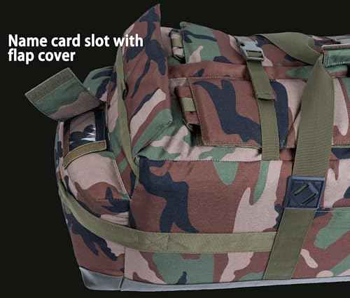 Large Military Duffle Bag Backpack Tactical Field Gear Equipment Duffel Bag Army Deployment Bag 85L