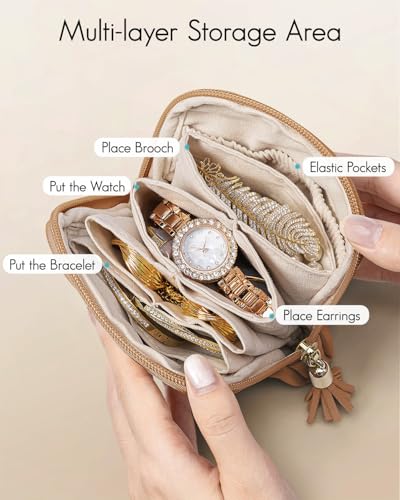 Small Travel Jewelry Case
