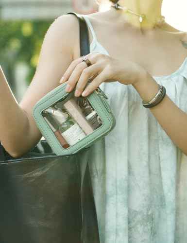 Clear Makeup Bag with Zipper (2 Count)