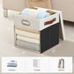 13x13 Inch Ultra Thick Fabric Storage Bins with Lids & Windows (3 Count)