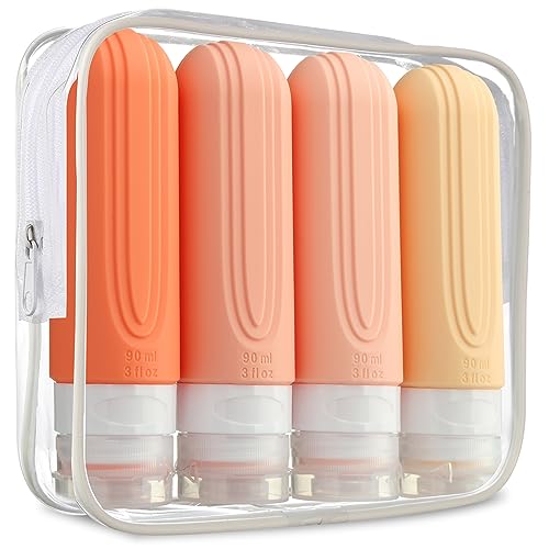 Travel Bottles for Toiletries (4 Count)