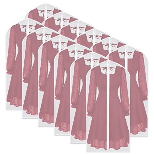 Garment Bags for Hanging Clothes (12 Count)