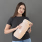 Ultra Compact Travel Blanket Premium Plane Pillow Airplane Beige