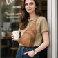 Crossbody Bags for Women Leather Sling Bag for Woman Travel Camel Brown