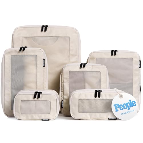 Compression Packing Cubes for Travel (6 Count)