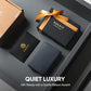 Pop up Card Wallet Minimalist Cash Wallets RFID Blocking Leather Smart Credit Card Holder with ID window for Men