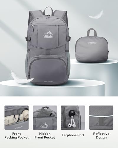Small Lightweight Packable Hiking Backpack Foldable Travel Daypack