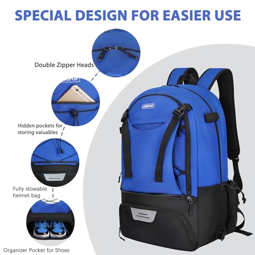 Lacrosse Bag Durable Equipment Backpack with 2 Stick Holders