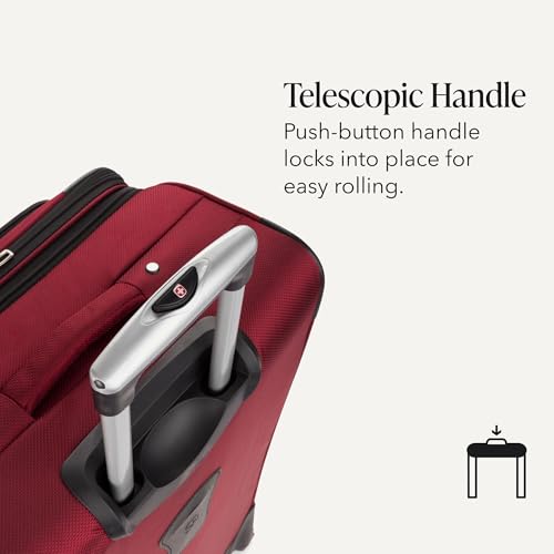 Sion Softside Expandable Spinner Luggage Durable Lightweight Travel Suitcase