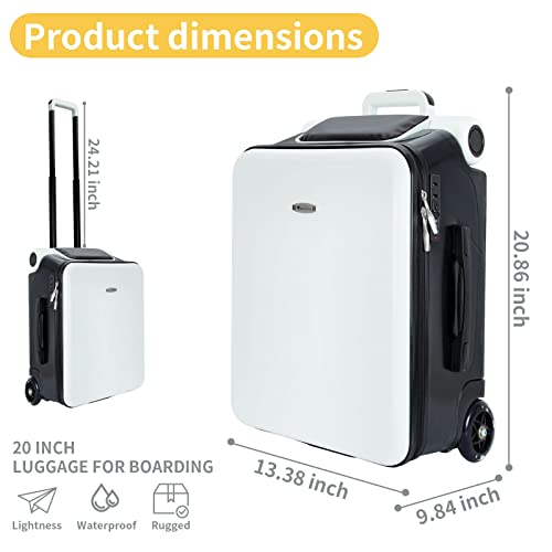 Expandable Luggage with Spinner Wheels