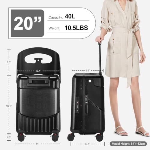 Ride On Luggage with Front Pocket