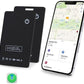 [Apple MFi Certified] LBPRT Air-Tag Card Rechargeable Wallet Tracker Thin 1.6mm 2 Pack, Smart Locator Work with Apple Find My (iOS Only, Android not Supported), Item Finder for Luggage Suitcase Bags.