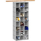 24 Section Shelves Hanging Shoes Organizer