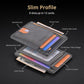 Slim Minimalist Front Pocket RFID Blocking Leather Wallets for Men and Women