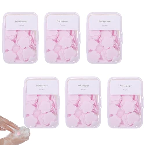 600PCS Portable Mini Soap Sheets (3.46 Ounce)
