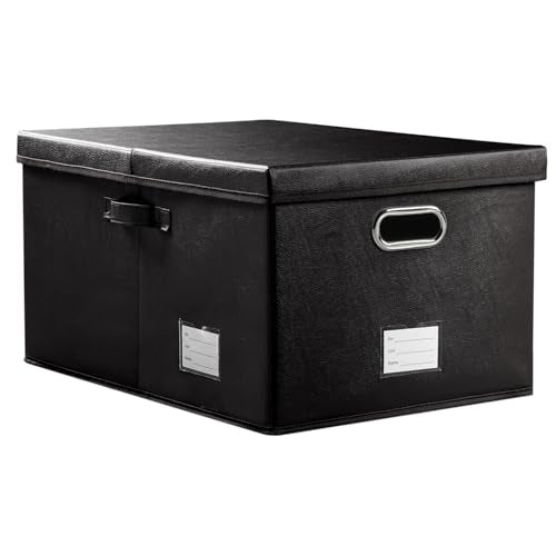 Collapsible Storage Box with Lid [1