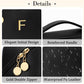 Initial Makeup Bag Personalized Gift for Women Teen Girls