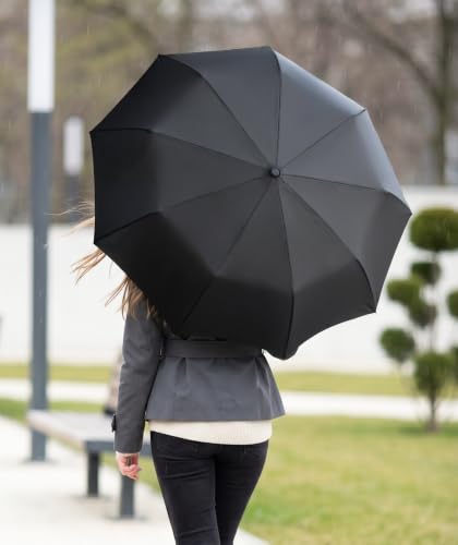 Windproof Compact Umbrellas for Rain (2 Count)