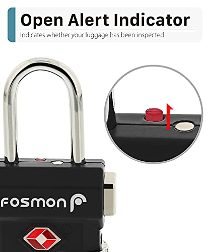 TSA Approved Luggage Locks (4 Count)