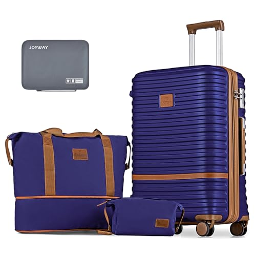 Expandable 24 Inch Luggage with Spinner Wheels