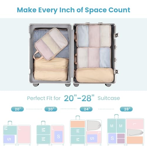 Mesh Compression Packing Cubes (6 Count)
