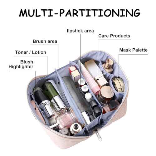 Travel Makeup Bags for Women (3 Count)