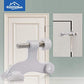 4 Pack Hinge Pin White Door Stopper (4 Count)