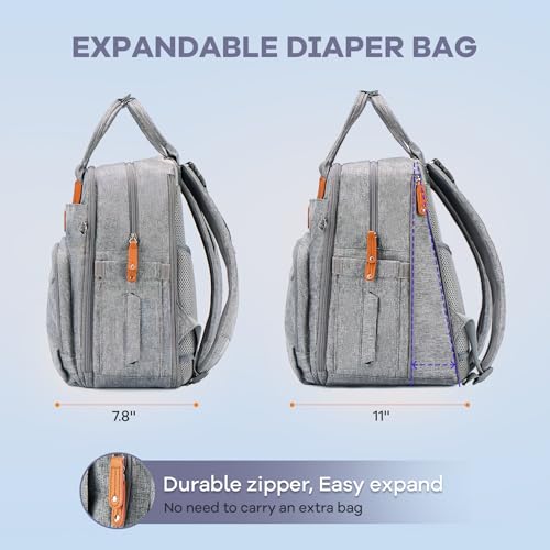 Baby Diaper Bag Backpack with Changing Pad