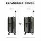 20 inch Carry On Luggage Expandable Top Opening