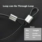 5 Pcs 5mm Wire 36 inch Vinyl Coated Stainless Steel Cable with Loops Short Wire Rope Lanyard Lock Security Chain Link for Outdoor Gates (5 Count)