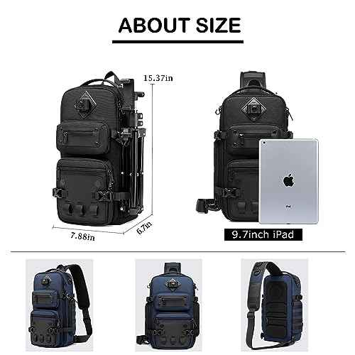 Tactical Backpack Chest Sling Bags for Men