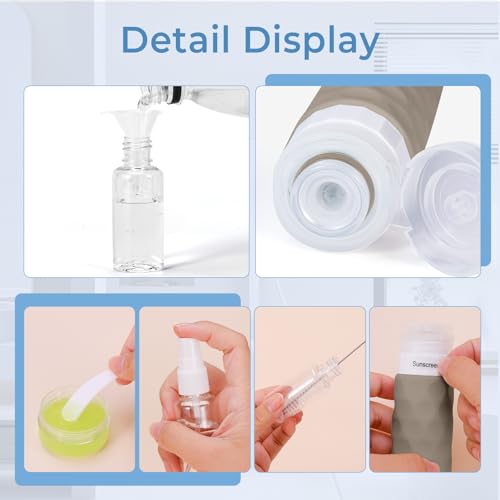 16pack Travel Bottles for Toiletries (16 Count)