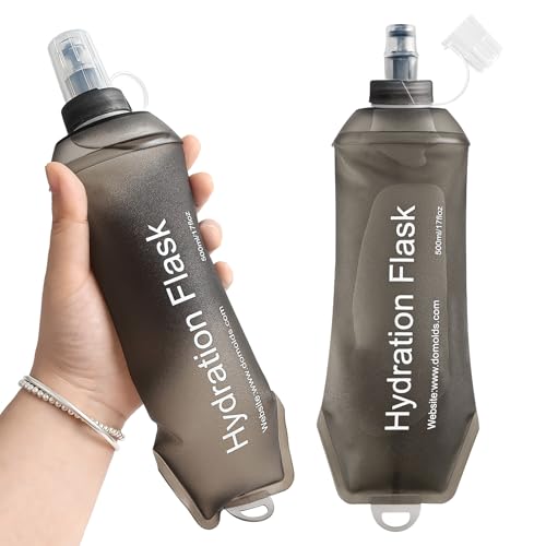 GYGYL Soft Flask Collapsible Water Bottle for Sports (2 Count)