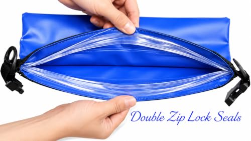 Waterproof Dry Bag with Double Zip (3 Count)