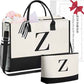 Personalized Initial Tote Bag