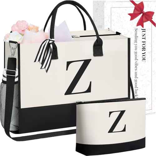 Personalized Initial Tote Bag