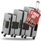 Patented Connecting Hard Shell 3 Piece Luggage Set (3 Count)